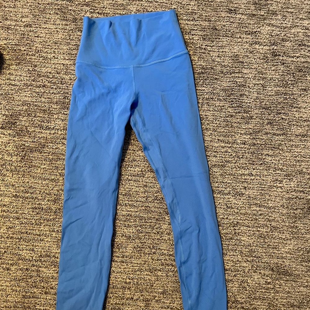 Lululemon align leggings in blue nile